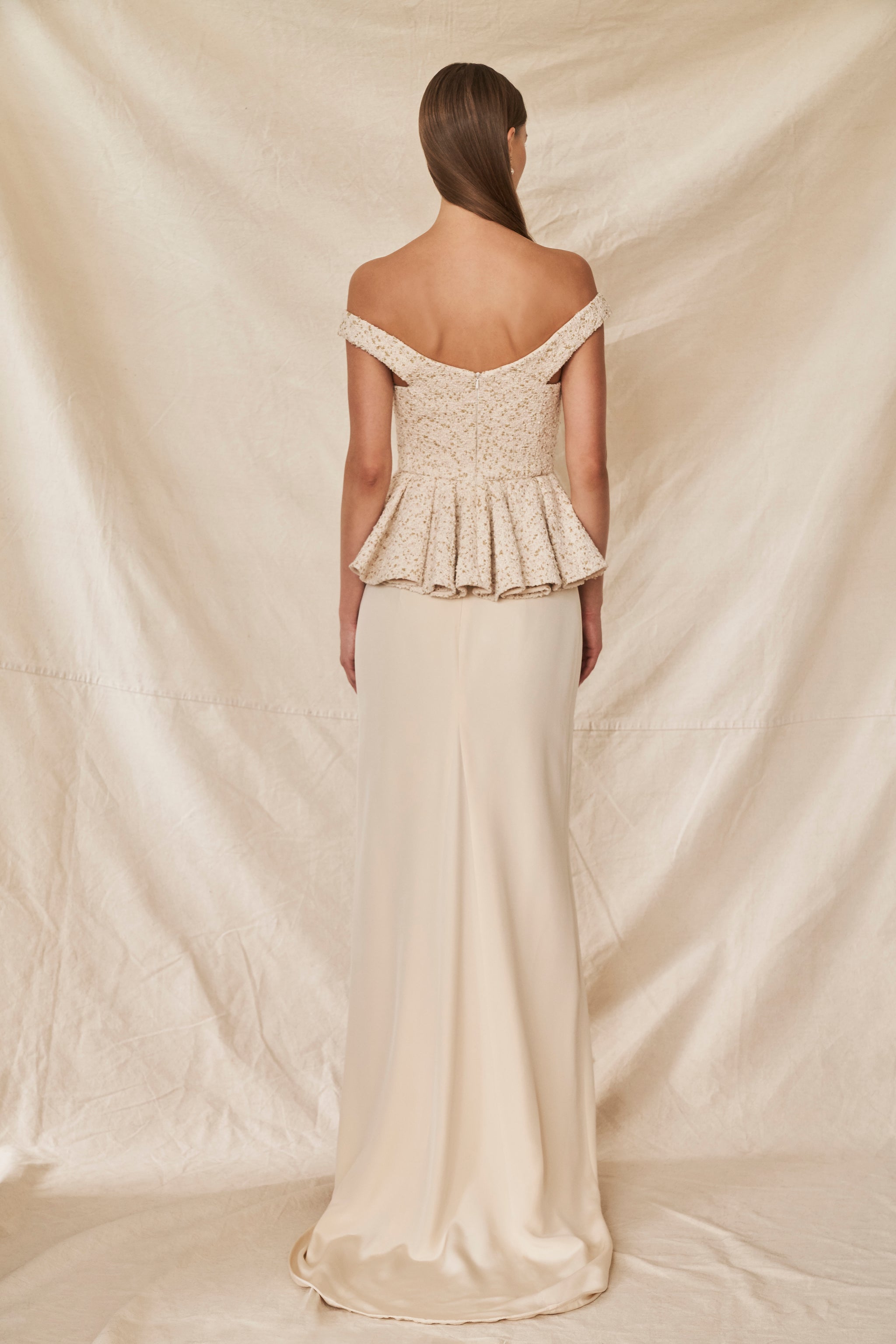 Bridal Peplum Top | Nontraditional Wedding Set | NYC Bridal