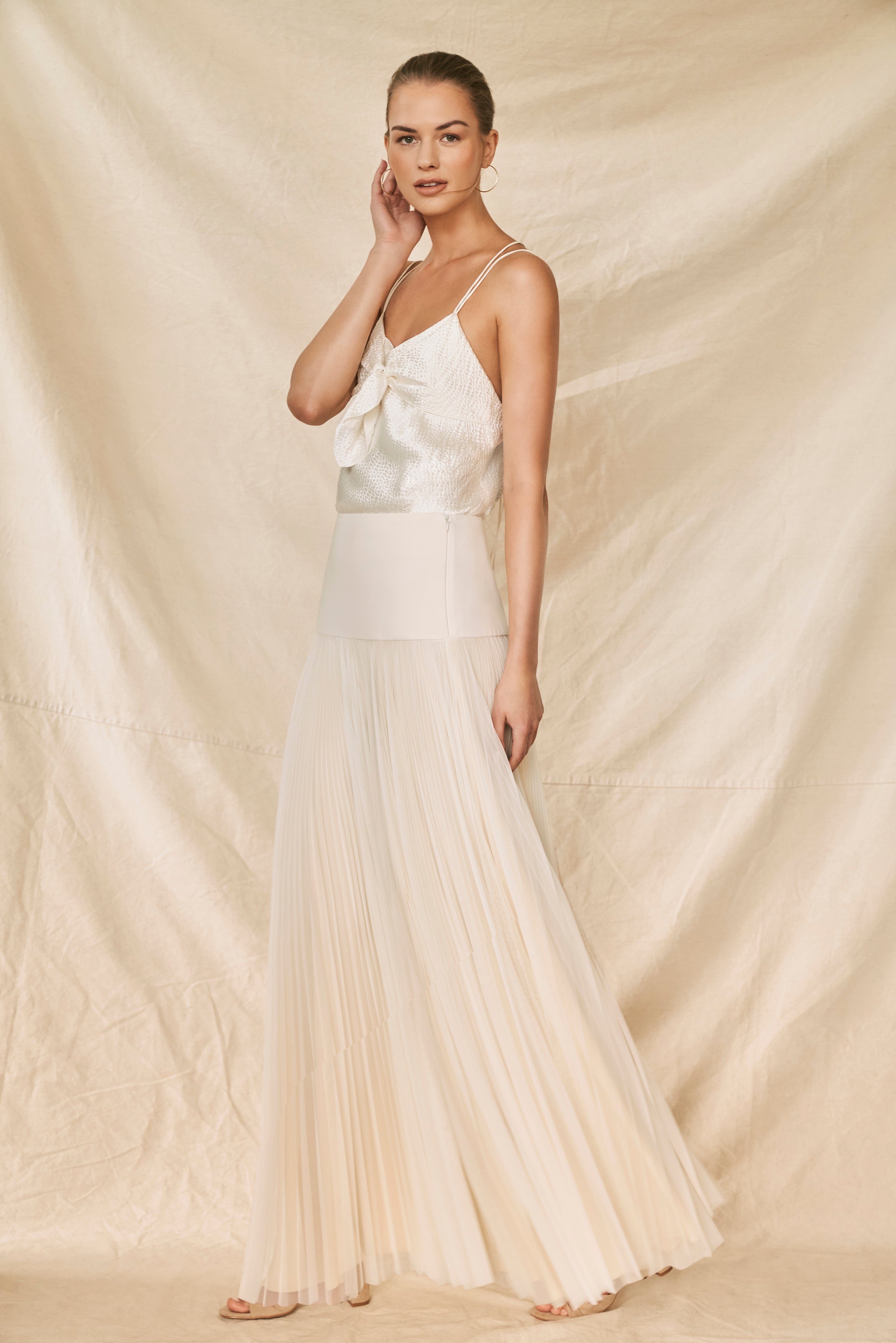 Samantha Wedding Skirt | NYC Bridal | Pleated Maxi Wedding Dress 6 Samantha Wedding Skirt | NYC Bridal | Pleated Maxi Wedding Dress 6
